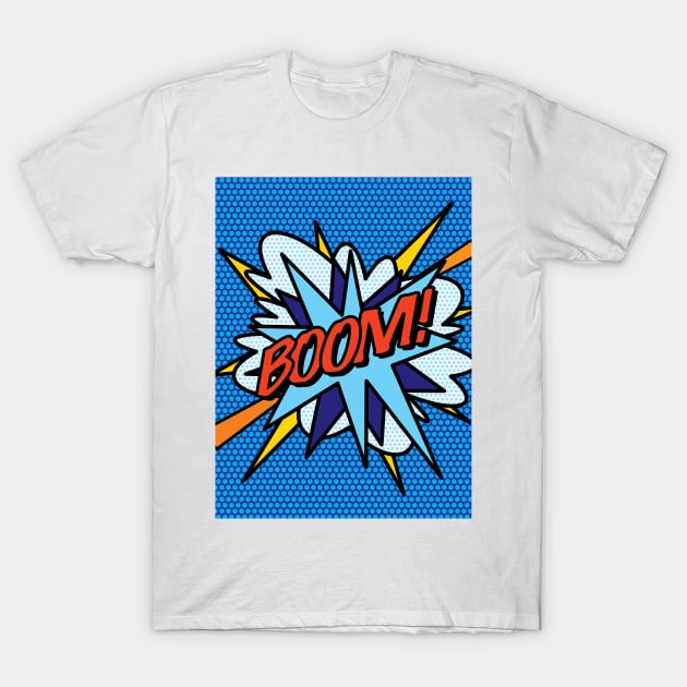 Comic Book Pop Art BOOM T-Shirt by Thisisnotme